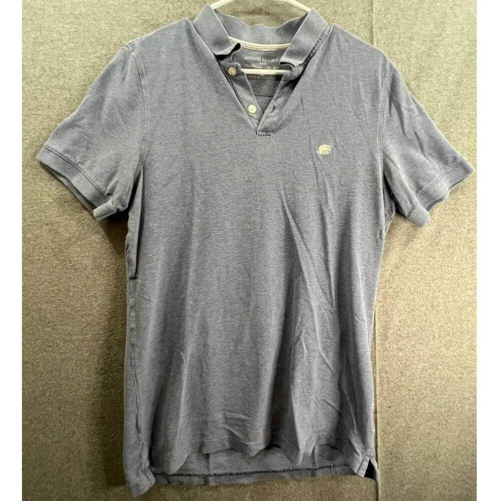 Banana Republic Shirt Adult Medium Blue Casual T Shirt Mens